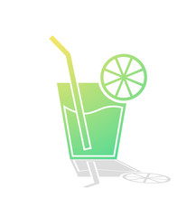 summer juice drink icon