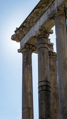 Temple of Saturn in the Roman Forum, Rome, Italy