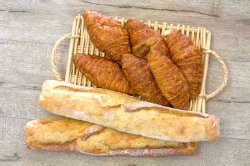 pain et croissants