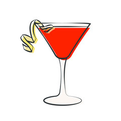 Abstract delicious cocktail