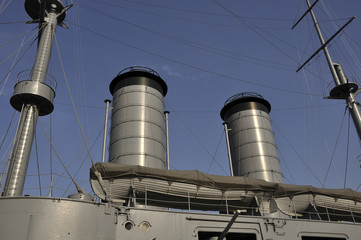 戦艦の煙突