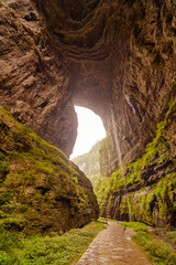 Sanqiao scenic spot, wulong tiankeng, sichuan province, China