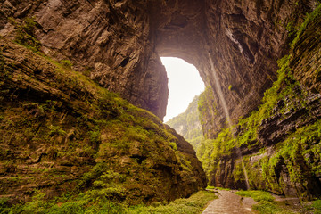 Sanqiao scenic spot, wulong tiankeng, sichuan province, China