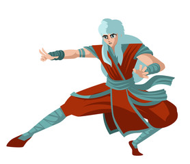 strong martial artist manga anime character