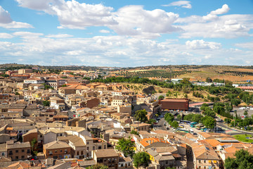 Fototapeta na wymiar View from above of Toledo