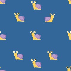 Seamless pattern animal forest background
