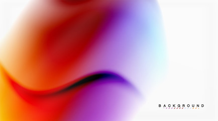 Swirl fluid flowing colors motion effect, holographic abstract background