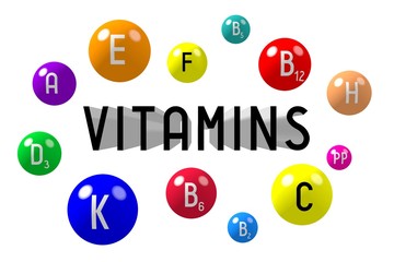 Vitamins concept