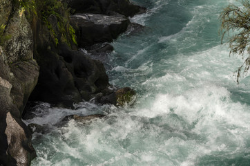 Aratiatia Dam on the Waikato River, New Zealand