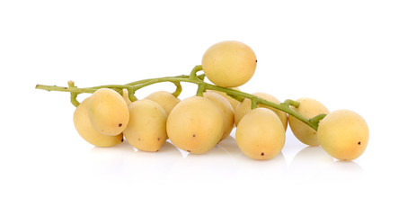 burmese grape,tropical fruit isolated on white background