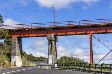 Fototapeta premium Makatote Viaduct in the North Island.