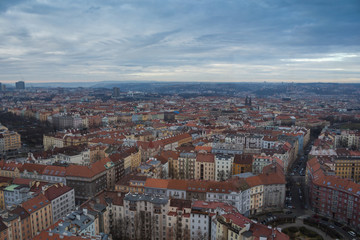 Naklejka premium Skyview on Prague, Czech republic