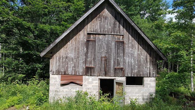 scarry old barn