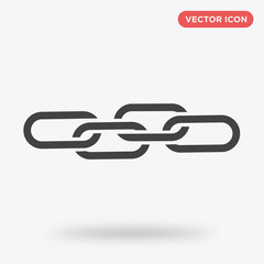 Chains icon isolated on white background