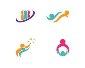 community care Logo template