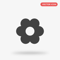 Fototapeta na wymiar Flower icon isolated on white background