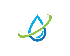 water drop Logo Template