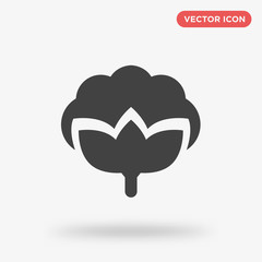 Cotton icon isolated on white background