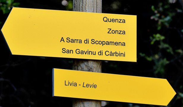 panneau...corse