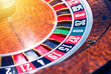 Casino, roulette close up