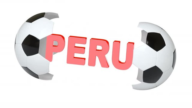 Peru. Looping footage with Encoder Prores 4444 has 4K Resolution and the alpha channel included.