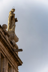 Fototapeta premium Estatua en la iglesia de los Santos Juanes. Valencia. España