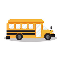 Bus school vector