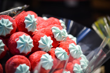 artisanal candies within the candy shop in Prague