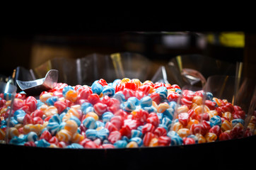 artisanal candies within the candy shop in Prague