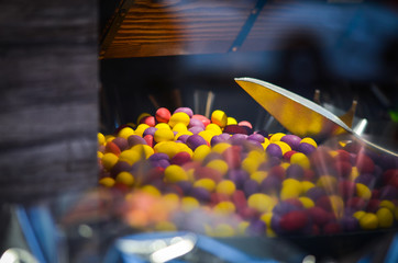 artisanal candies within the candy shop in Prague