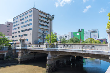 堺川の堺橋（広島県呉市）