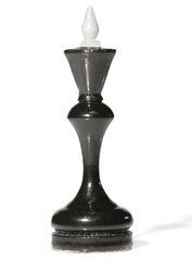 Chess piece on white