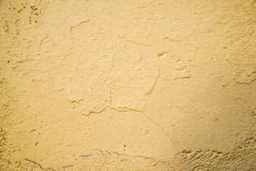 Wand Mauer Textur gelb
