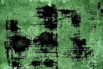 Fototapeta premium Rough concrete neutral ultra green texture, stone surface, cement background