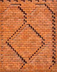 Textura, materia, ladrillo, pared, geometría, simetría, formas