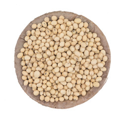 Black Eyed Peas Also Know as Chawli or Chawala isolated on White Background