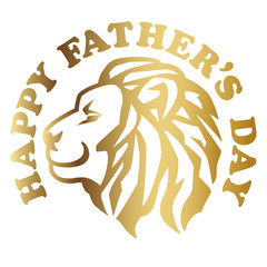 父の日  ライオンのシンボルマーク
