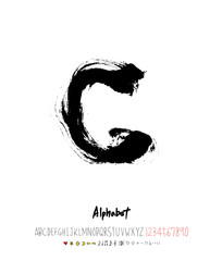 벡터 문자 / 손으로 쓴 글씨체