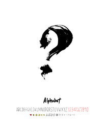 벡터 문자 / 손으로 쓴 글씨체