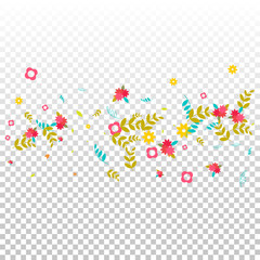 Floral Spring and Summer Vector Wallpaper with Flowers, Leaves, Butterflies, Green Branches. Easter, Mother's Day, 8 March, Birthday, Wedding Background for Banners, Cards, Posters, Invitations.
