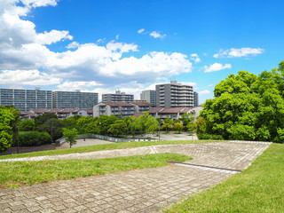 郊外の住宅街