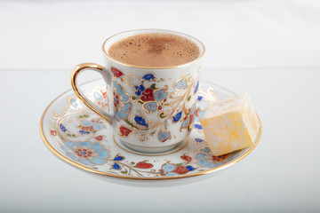 Traditional Coffee and Turkish Delight..
