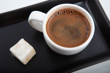 Traditional Coffee and Turkish Delight..
