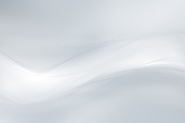Elegant white gray modern bright waves art. Blurred pattern effect background. Abstract creative graphic.