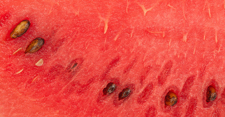 Red texture of sweet watermelon texture background