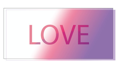 Love with gradient