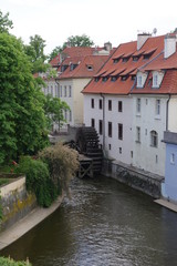 Fototapeta na wymiar Wassermühle in Prag