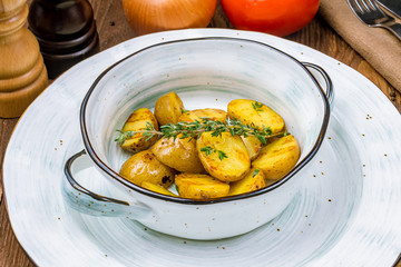 fried Potatoes with rosemary