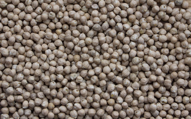 Chick-peas background chick peas texture top view
