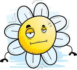 Cartoon Flower Bored